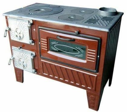Отопительно-варочная печь МастерПечь ПВ-03 с духовым шкафом, 7.5 кВт в Верхней Салде