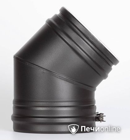 Колено 45° Schiedel Отвод 45° д.150 PM25 (Черный) Permetr в Верхней Салде