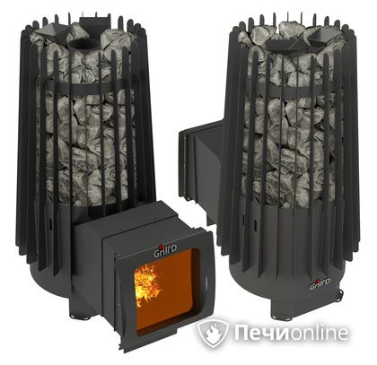 Дровяная печь-каменка GrillD Cometa Vega 180 window long Max в Верхней Салде