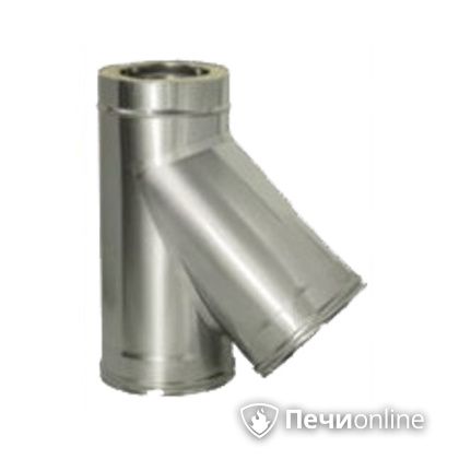Дымоход Дымок Тройник 45° с изоляцией 0.5 мм. ТRFR45 150/230 в Верхней Салде