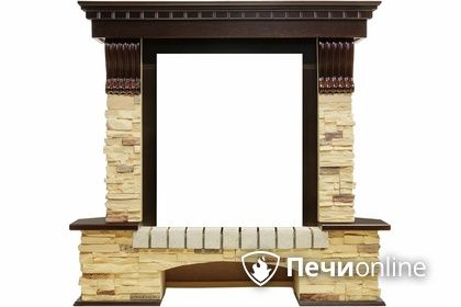 Портал для электрокамина Royal Flame Pierre Luxe угловой сланец под классический очаг в Верхней Салде