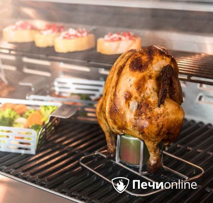 Ростер Char-Broil Grill+ для курицы с креплением для емкости в Верхней Салде