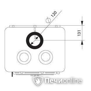 Отопительно-варочная печь Ferguss Magma cook side door в Верхней Салде
