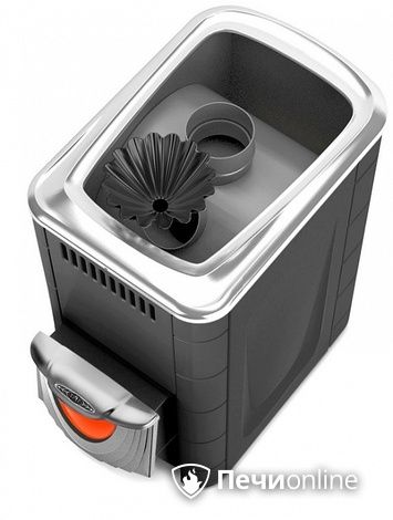 Дровяная банная печь TMF Ангара 2012 Inox ДНС КТК ЗК антрацит в Верхней Салде