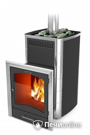 Дровяная банная печь TMF Калина II Inox БСЭ ТО антрацит НВ ПРН в Верхней Салде