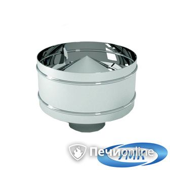 Дымоход УМК Оголовок с дефлектором D100х160 Н+Оц 0.5мм 0.5мм по воде в Верхней Салде