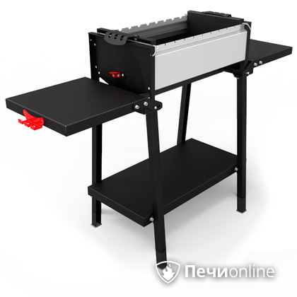 Мангал Grillver Крафтикс Сильвер на подставке в Верхней Салде