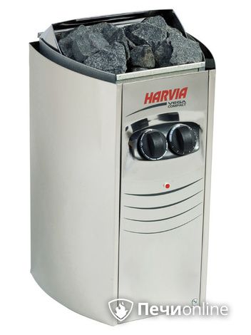 Электрокаменка для сауны Harvia Vega Compact ВС35 со встроенным пультом (HCB350400S) в Верхней Салде